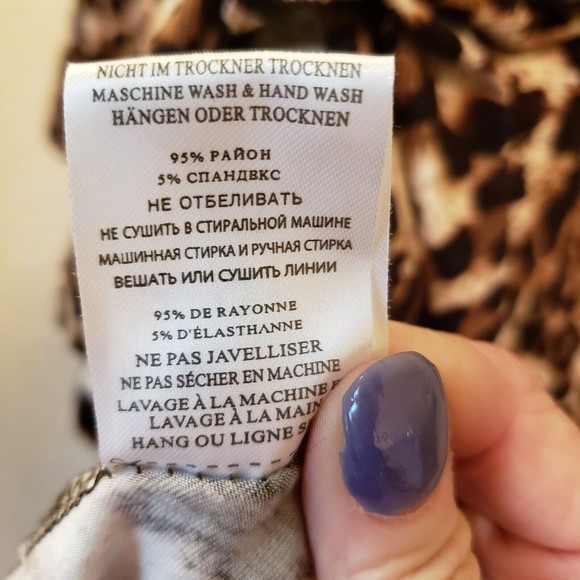 Larace Women's Leopard Print Swing Tunic Sz Medium - Picture 5 of 8